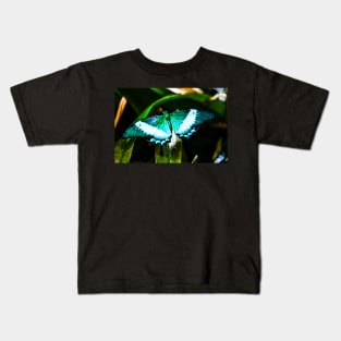 Butterfly and Flower. Kids T-Shirt